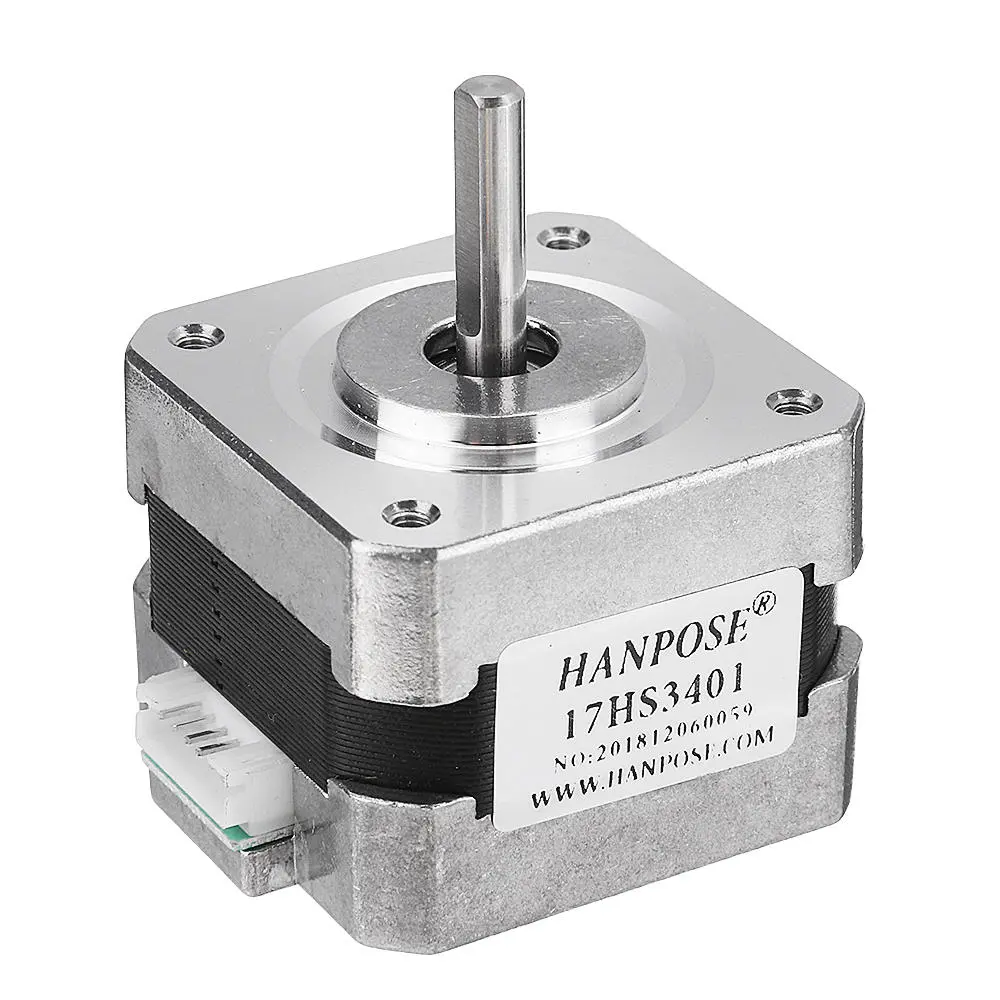 HANPOSE Nema 17 Stepper Motor 42BYGH | 1.3A 28N.cm 34mm | CNC 3D Printer