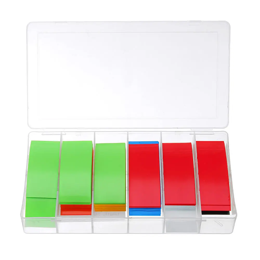 18650 Battery Wraps - 280Pcs PVC Heat Shrink Tube - Precut 30x76mm