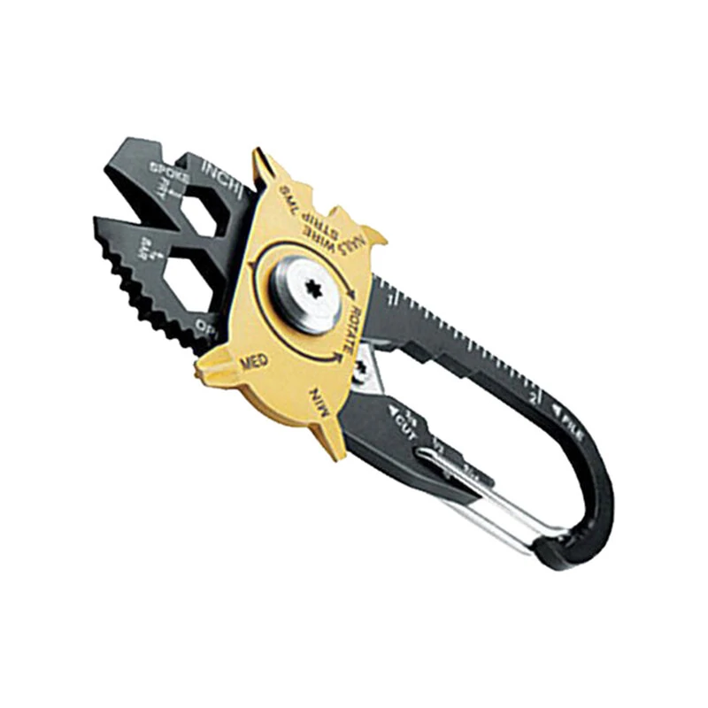 Stainless Steel 20-in-1 Wrench Screwdriver | EDC Multi-Tool & Keychain