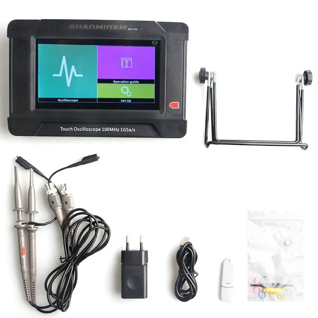 SMT01002 Dual Channel Touch Screen Oscilloscope - 100M Bandwidth & Signal Generator