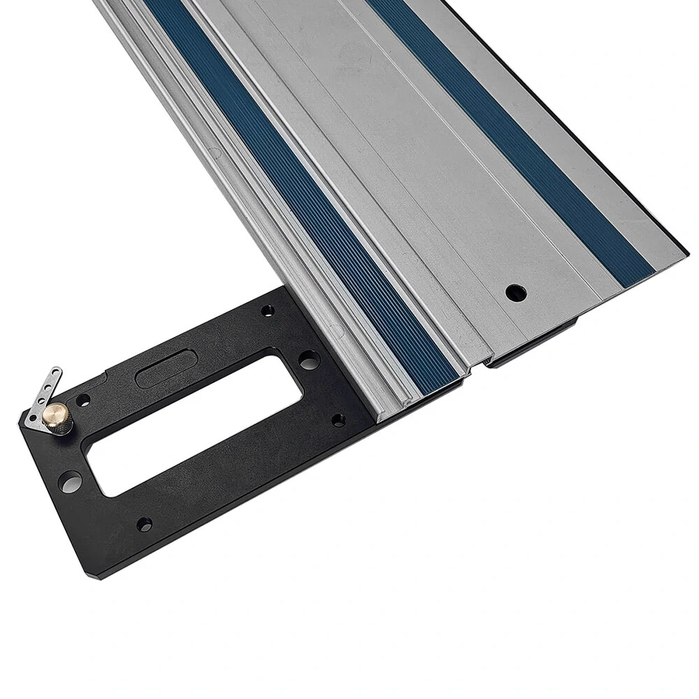 Fonson Aluminum Alloy Mini Track Saw Square - 90 Degree Woodworking Guide Rail
