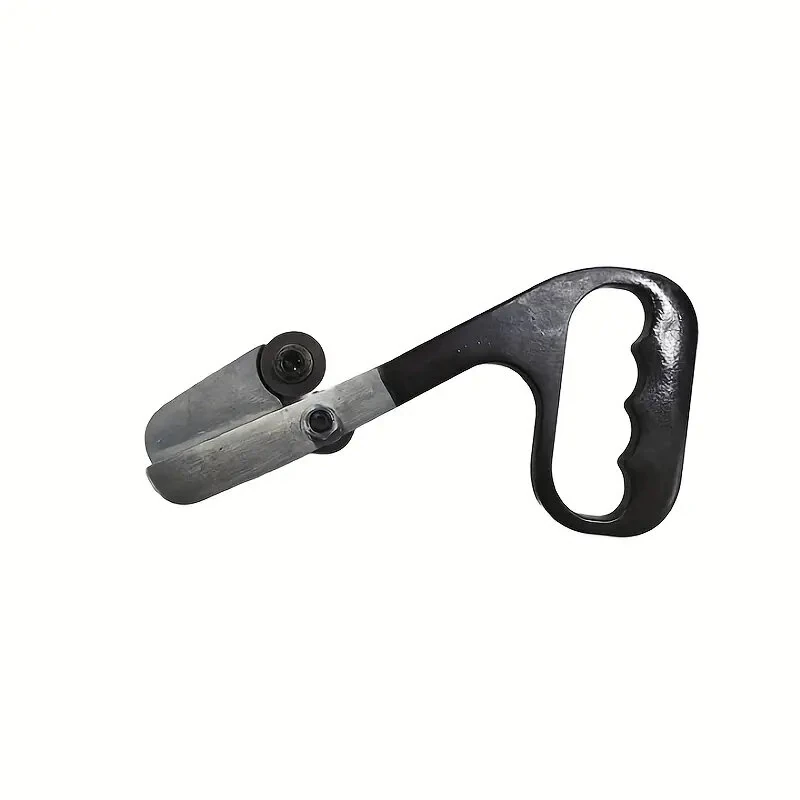 Black Stainless Steel Sheet Cutter - Metal & Plastic Cutting Tool | Straight Groove & Round Handle