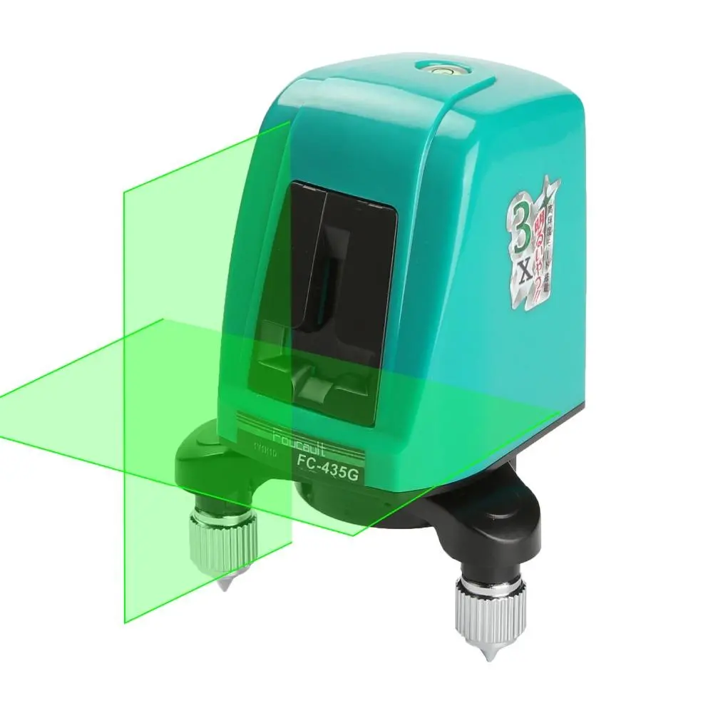 Foucault FC-435G Self-Leveling Green Laser Level | 360° Distance Meter